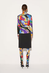 PUCCI Orchidee-Print Silk-Twill Shirt | Women Tops And Shirts