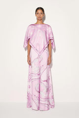 PUCCI Orchidee-Print Silk-Twill Trousers | Women Pants And Shorts