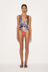 PUCCI Orchidee-Print Swimsuit | Women Swimsuits
