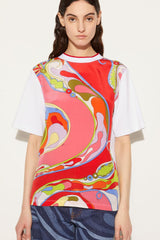 PUCCI Orchidee-Print T-Shirt | Women T-Shirts And Sweatshirts