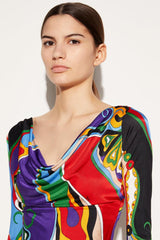 PUCCI Orchidee-Print Top | Women Tops And Shirts