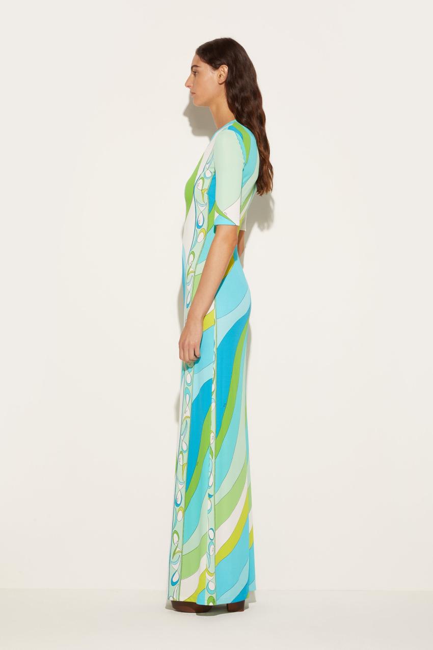 PUCCI Pesci-Print Long Dress | Women Dresses