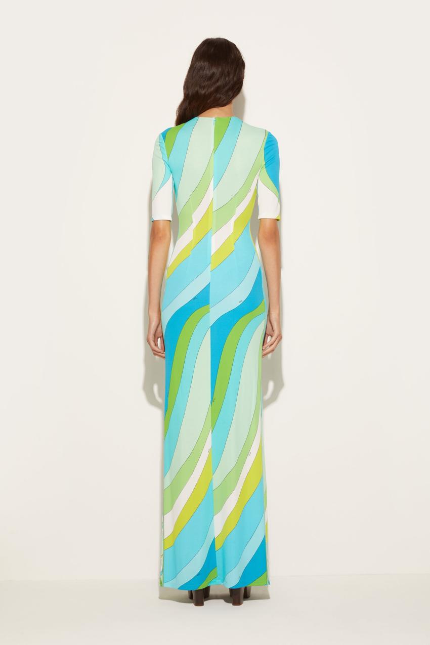 PUCCI Pesci-Print Long Dress | Women Dresses
