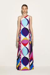 PUCCI Pesci-Print One-Shoulder Dress | Women Dresses