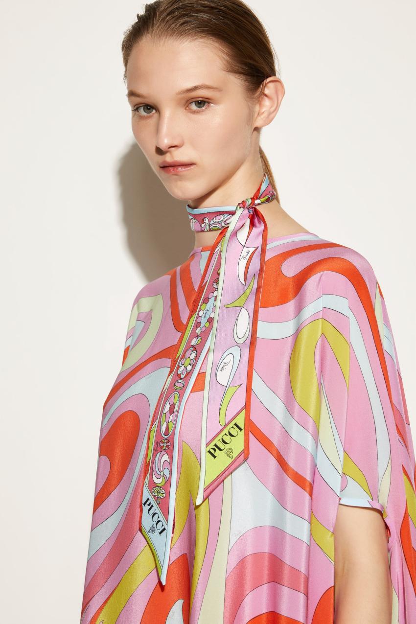 PUCCI Pesci-Print Silk-Twill Bandeau | Women Silks