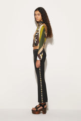 PUCCI Pesci-Print Silk-Twill Shirt | Women Tops And Shirts