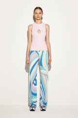 PUCCI Pucci P Ribbed-Knit Tank Top | Women Tops And Shirts