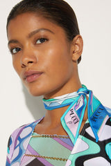 PUCCI Rombi-Print Silk-Twill Scarf | Women Silks