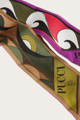 PUCCI Rombi-Print Silk-Twill Scarf | Women Silks