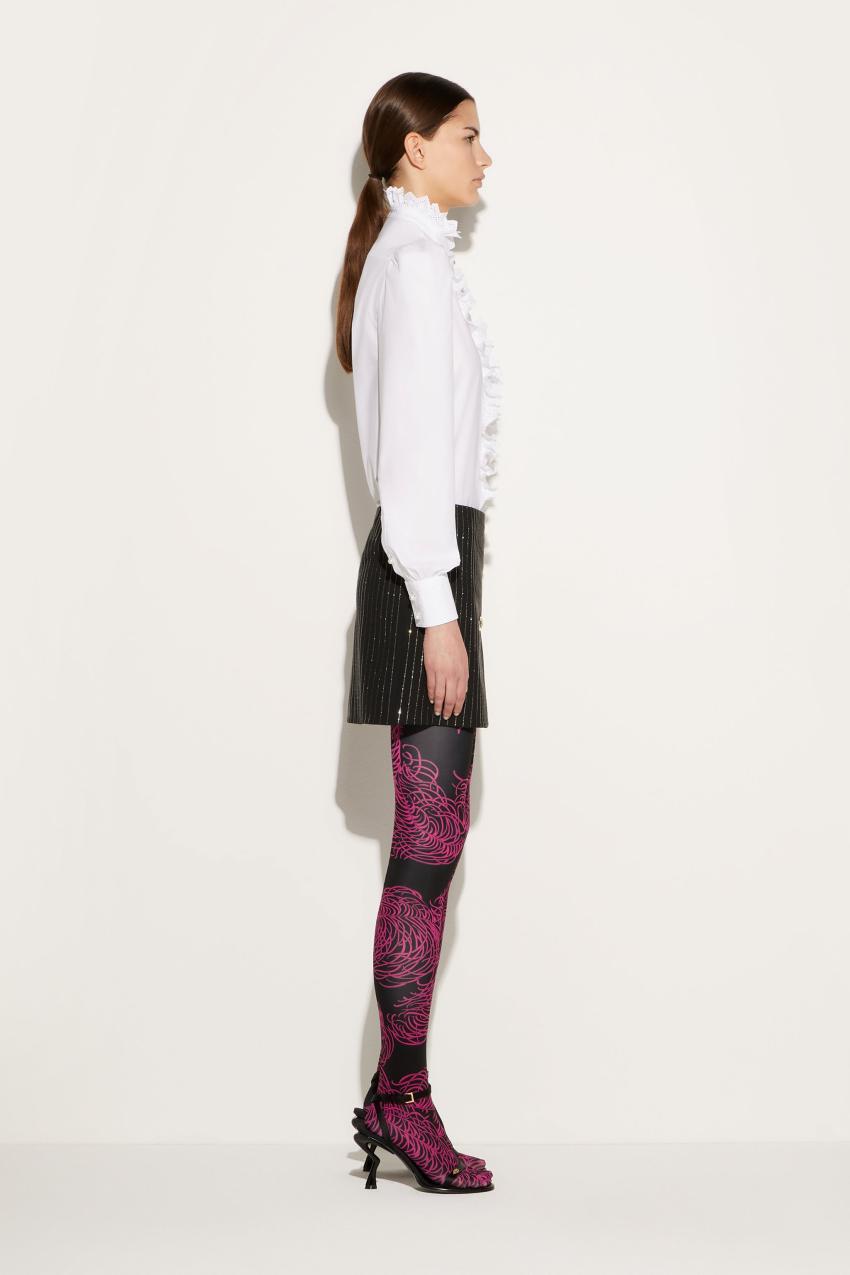 PUCCI Ruffled Cotton Shirt | Women Tops And Shirts