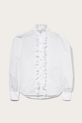 PUCCI Ruffled Cotton Shirt | Women Tops And Shirts