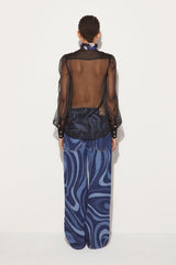 PUCCI Ruffled Silk Shirt | Women Tops And Shirts