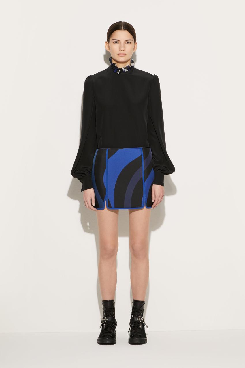 PUCCI Ruffled Silk Top | Women Tops And Shirts