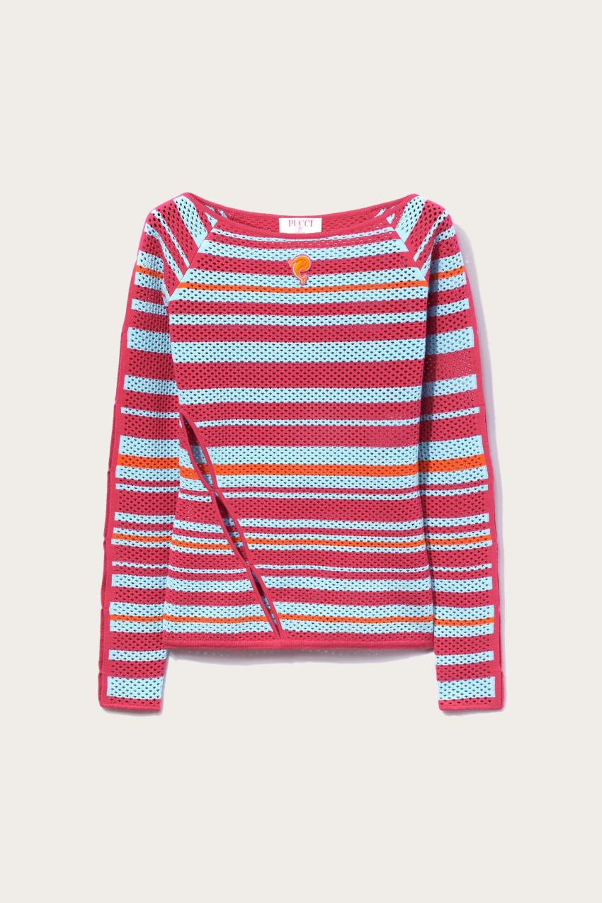 PUCCI Striped Sweater | Women Knitwear