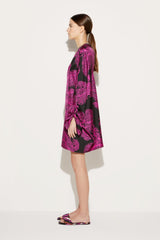 PUCCI Struzzo-Print Silk-Twill Kaftan | Women Kaftans