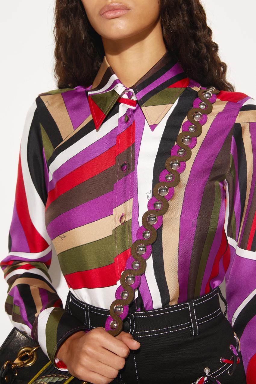 PUCCI Studded Suede Shoulder Strap | Women Bags