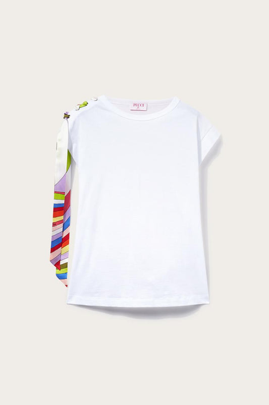 PUCCI Tie-Detail T-shirt | Women T-Shirts And Sweatshirts