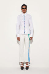 PUCCI Vivara-Print Cotton Shirt | Women Tops And Shirts