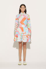 PUCCI Vivara-Print Cotton Shirt | Women Tops And Shirts