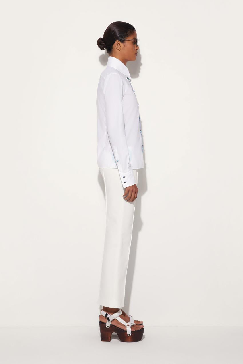 PUCCI Vivara-Print Cotton Shirt | Women Tops And Shirts