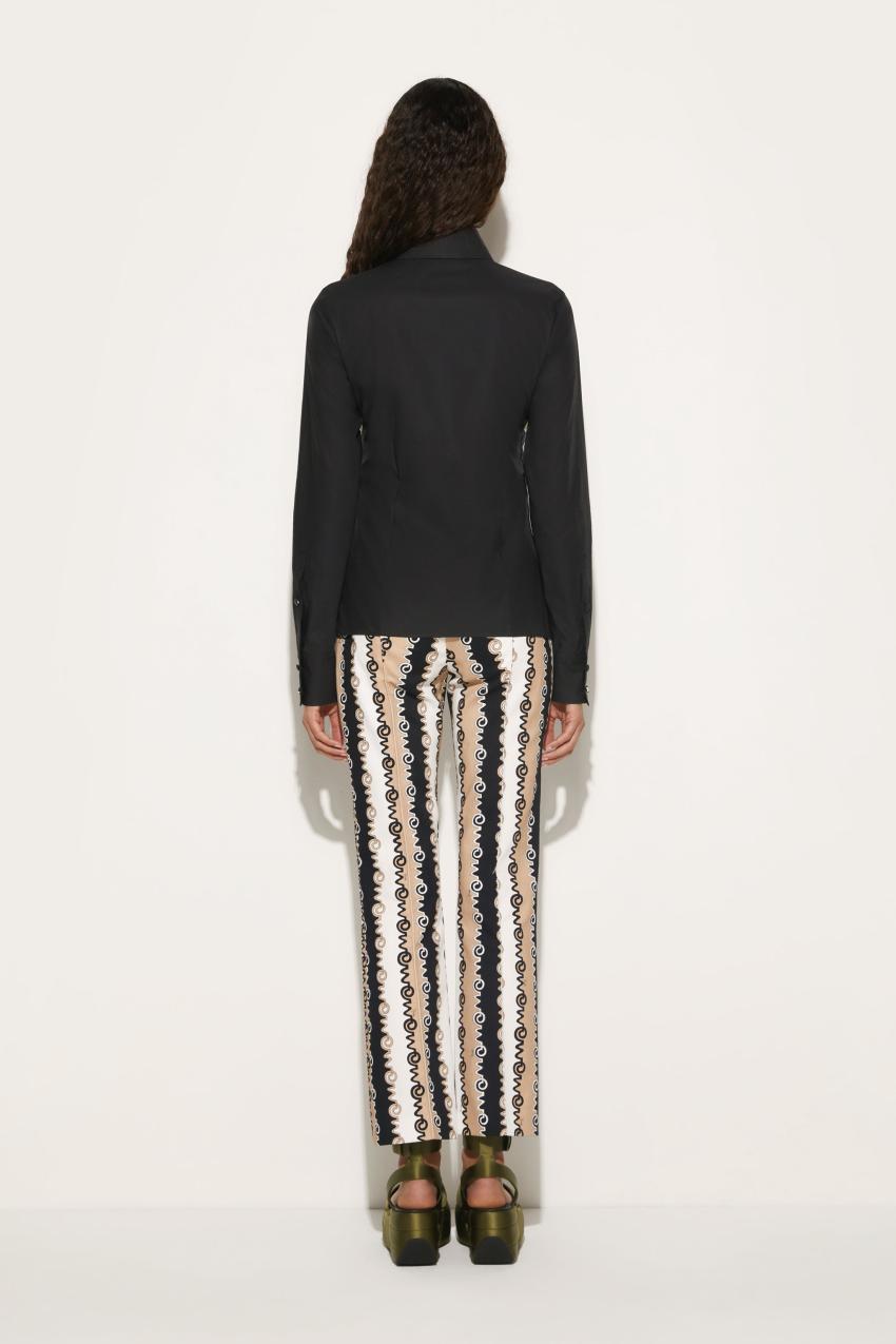 PUCCI Vivara-Print Cotton Shirt | Women Tops And Shirts