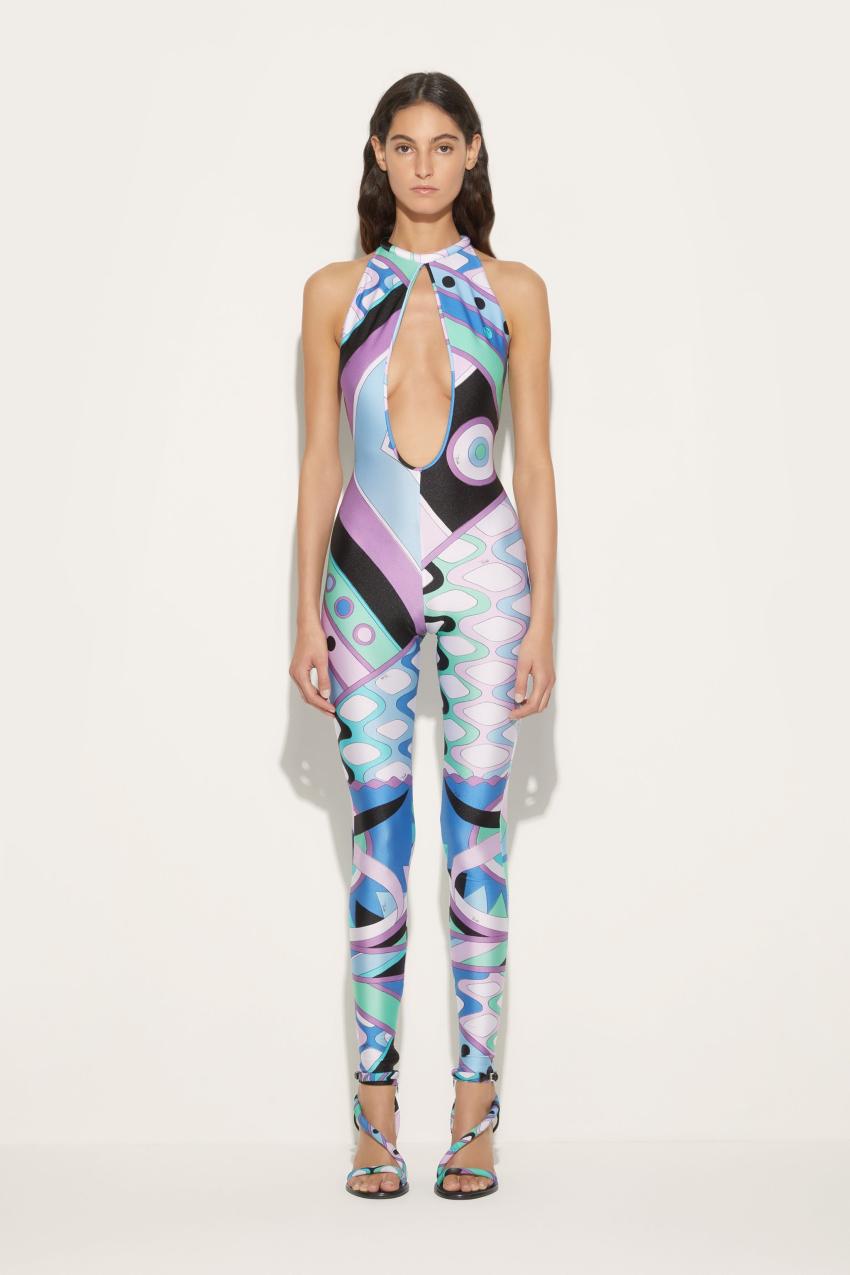 PUCCI Vivara-Print Jumpsuit | Women Catsuits