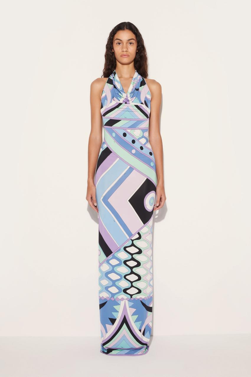 PUCCI Vivara-Print Long Dress | Women Dresses