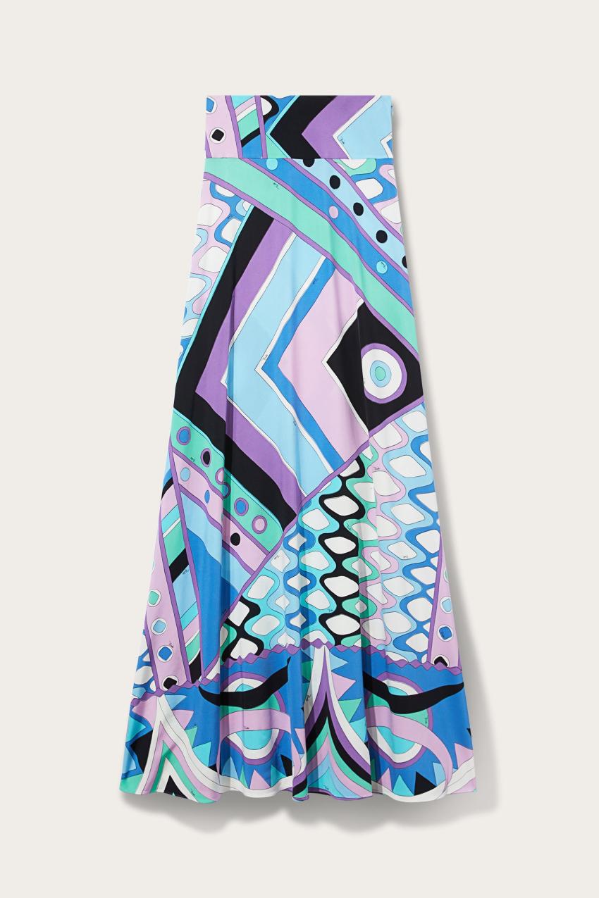 PUCCI Vivara-Print Long Skirt | Women Skirts