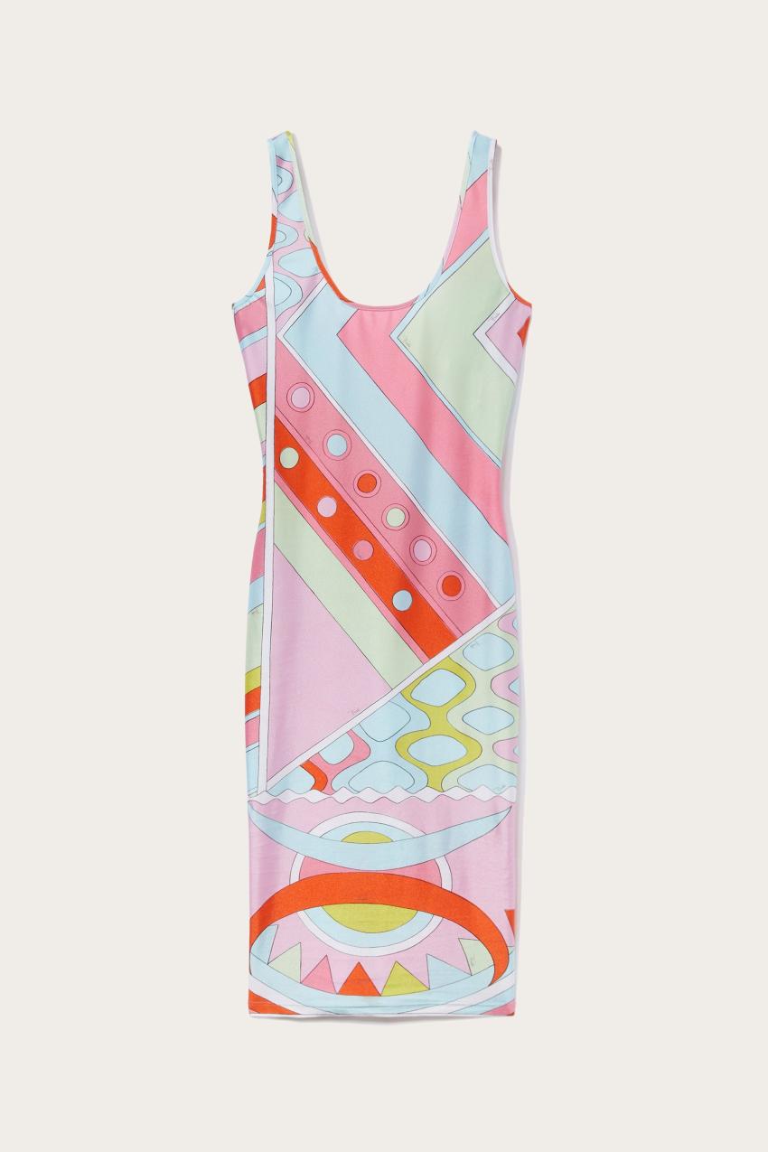 PUCCI Vivara-Print Midi Dress | Women Dresses