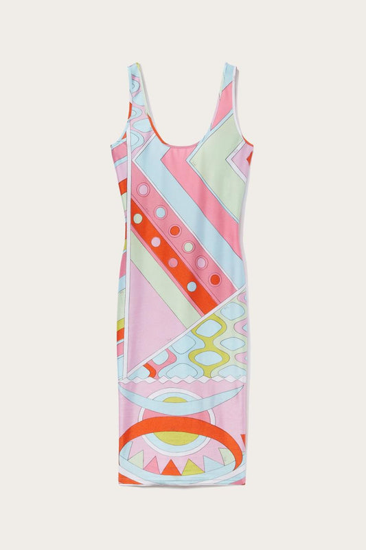 PUCCI Vivara-Print Midi Dress | Women Dresses