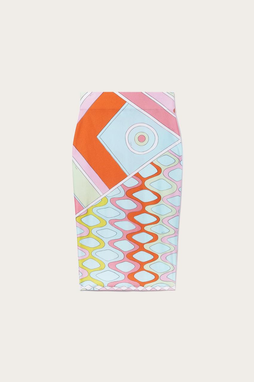 PUCCI Vivara-Print Pencil Skirt | Women Skirts
