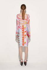 PUCCI Vivara-Print Pencil Skirt | Women Skirts