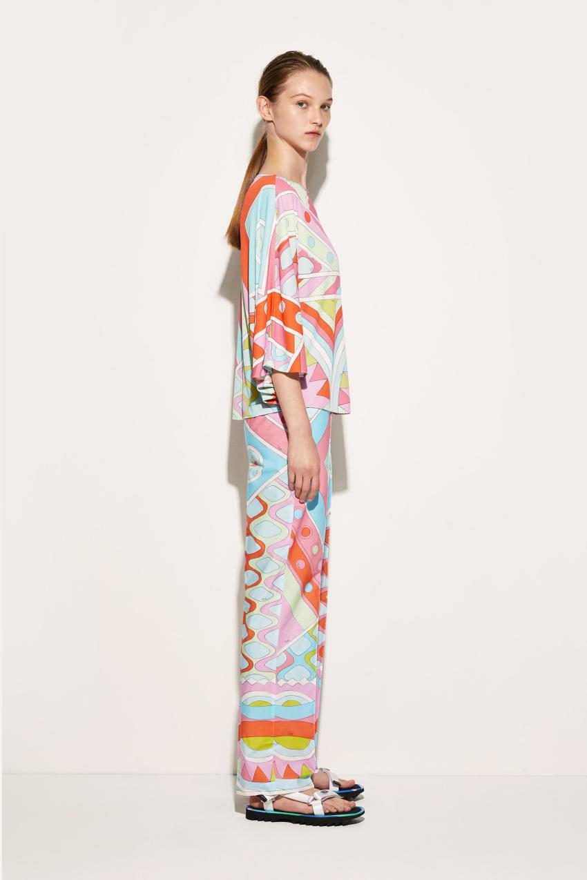 PUCCI Vivara-Print Poncho | Women Tops And Shirts