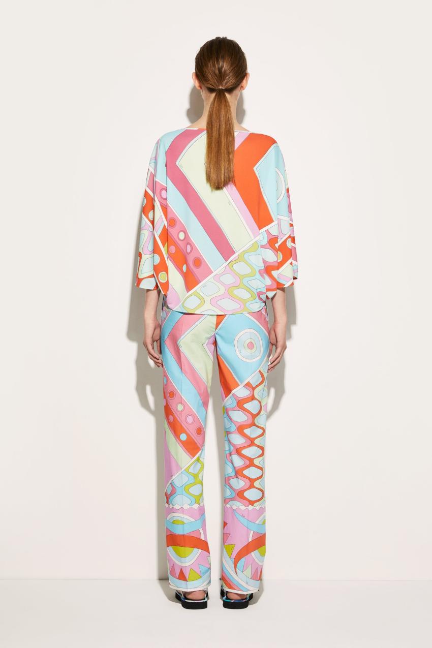 PUCCI Vivara-Print Poncho | Women Tops And Shirts