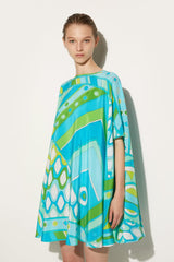 PUCCI Vivara-Print Silk Kaftan | Women Kaftans