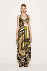 PUCCI Vivara-Print Silk-Twill Dress | Women Dresses