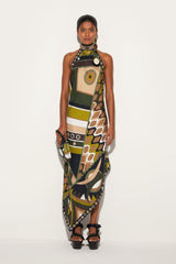 PUCCI Vivara-Print Silk-Twill Dress | Women Dresses