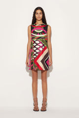 PUCCI Vivara-Print Silk-Twill Dress | Women Dresses