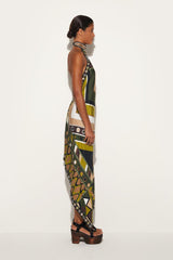 PUCCI Vivara-Print Silk-Twill Dress | Women Dresses