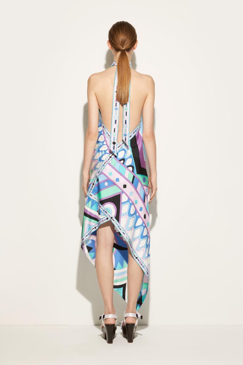 PUCCI Vivara-Print Silk-Twill Dress | Women Dresses