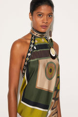 PUCCI Vivara-Print Silk-Twill Dress | Women Dresses