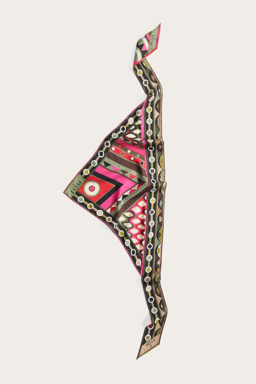PUCCI Vivara-Print Silk-Twill Scarf | Women Silks