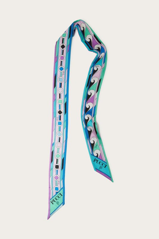 PUCCI Vivara-Print Silk-Twill Scarf | Women Silks