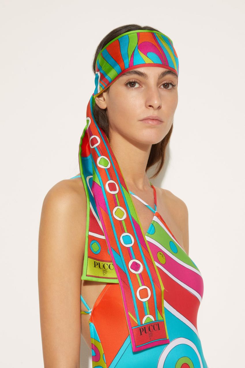 PUCCI Vivara-Print Silk-Twill Scarf | Women Silks