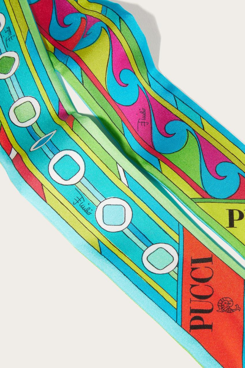 PUCCI Vivara-Print Silk-Twill Scarf | Women Silks