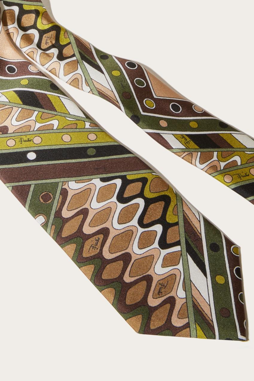 PUCCI Vivara-Print Silk-Twill Tie | Men Ready To Wear
