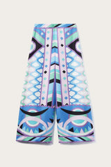 PUCCI Vivara-Print Silk-Twill Trousers | Women Pants And Shorts