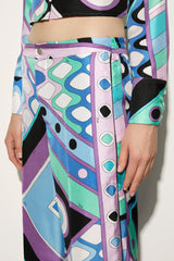 PUCCI Vivara-Print Silk-Twill Trousers | Women Pants And Shorts