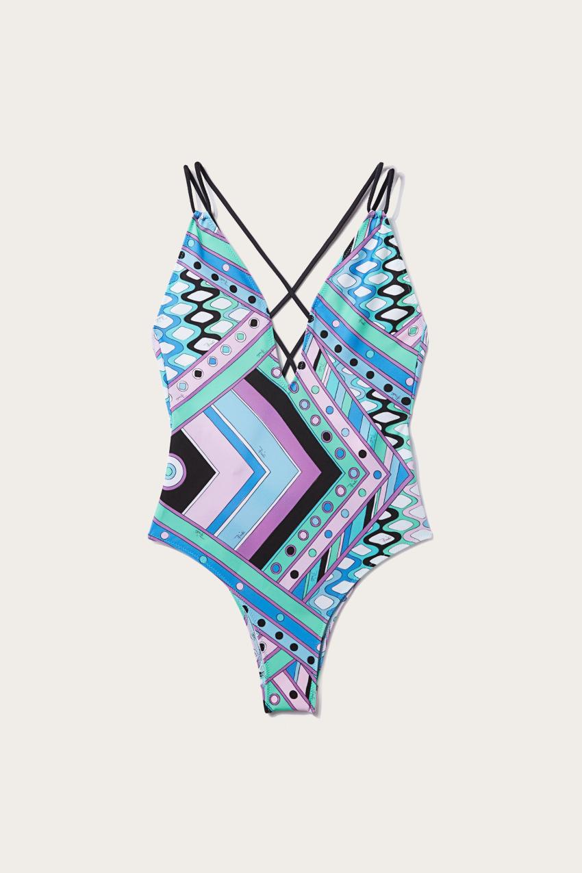 PUCCI Vivara-Print Swimsuit | Women Swimsuits
