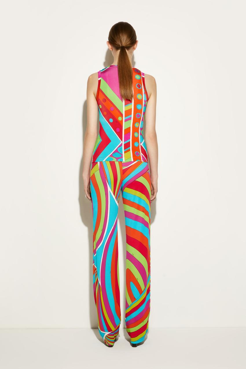 PUCCI Vivara-Print Tank Top | Women Tops And Shirts